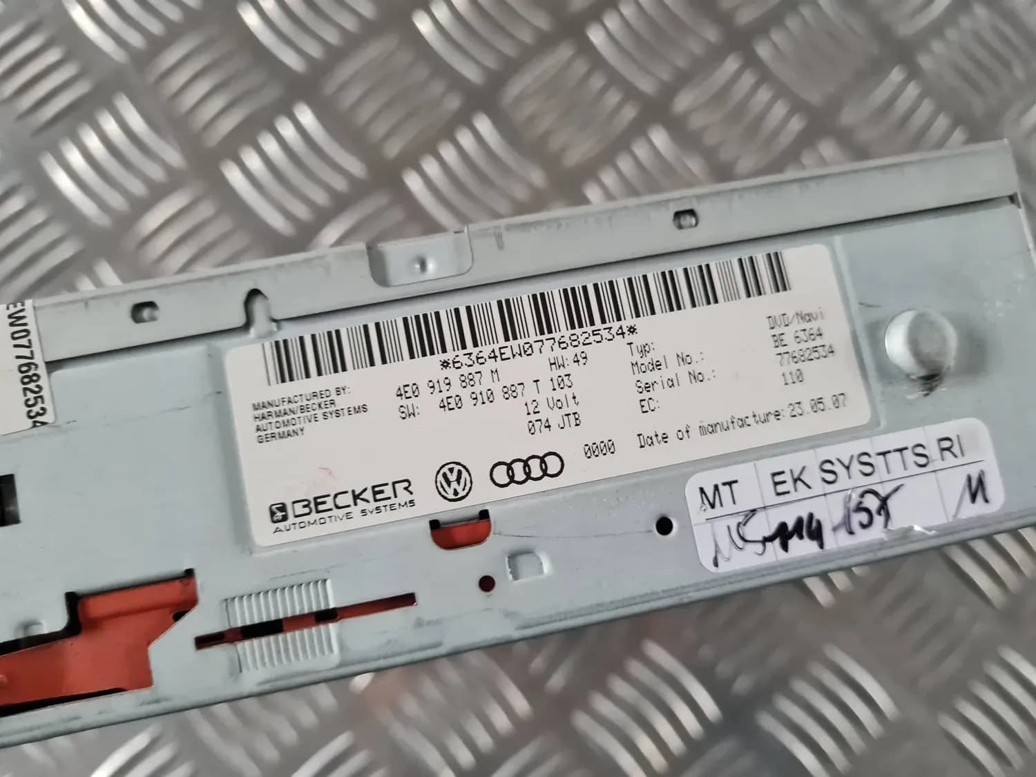 Unité CD/DVD/Navigation AUDI A6 2008 - foto 6