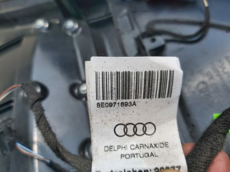 Aizmugurējo kreiso durvju apdare priekš AUDI A4 2004