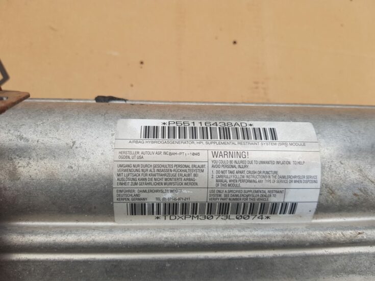 Mērinstrumentu paneļa drošības spilvens priekš JEEP GRAND CHEROKEE 2004