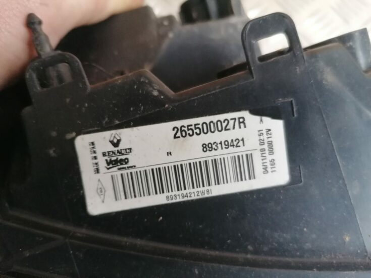 Aizmugurējais labais lukturis priekš RENAULT MEGANE 2011
