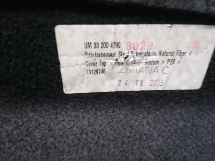 Bagāžnieka nodalījuma plaukts priekš OPEL ASTRA H 2006