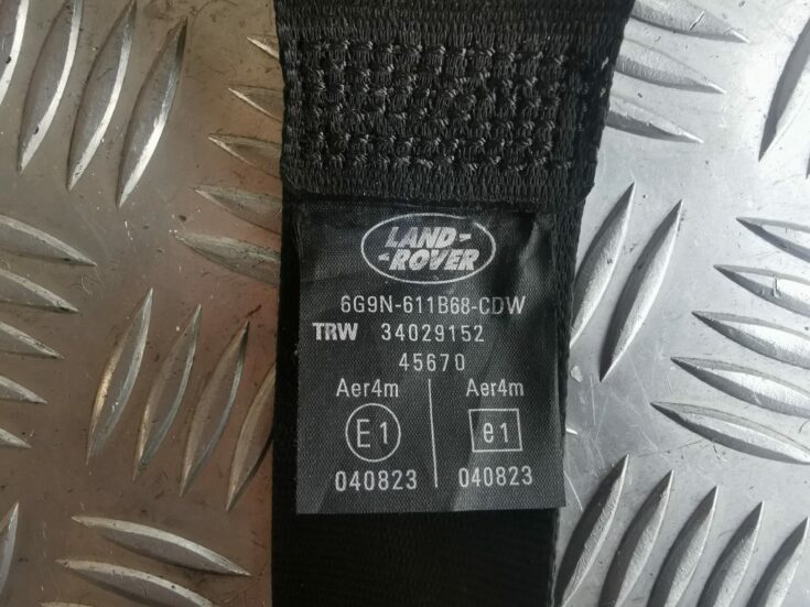 Aizmugurējā kreisa drošības josta priekš LAND ROVER FREELANDER 2007