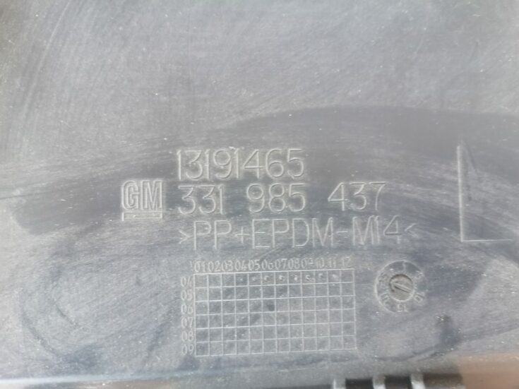 Mērinstrumentu paneļa apdare (zem stūres) priekš OPEL ASTRA H 2005