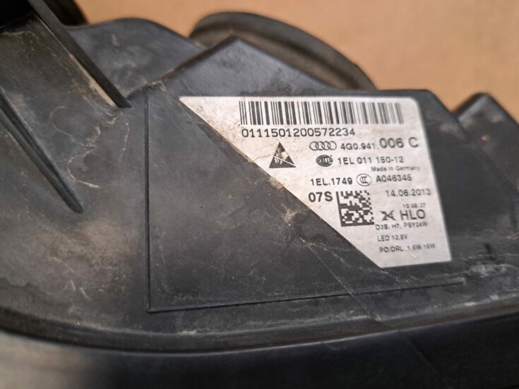 Priekšējais labais lukturis priekš AUDI A6 C7 2010-2015 4G0941006C
