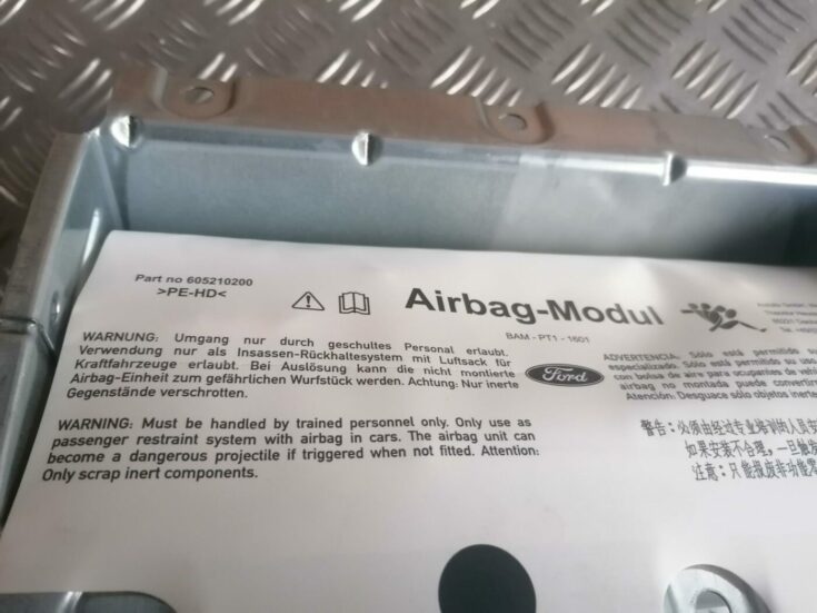 Mērinstrumentu paneļa drošības spilvens priekš FORD MONDEO 2007
