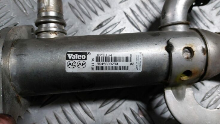 EGR vārsta dzesētājs priekš VOLVO S40 2004 Black