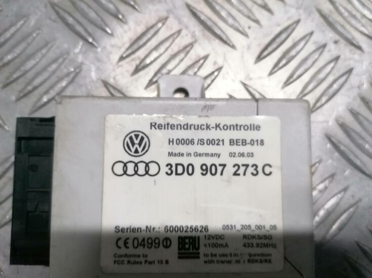 Riepu gaisa spiediena kontroles bloks priekš VW PHAETON 2003