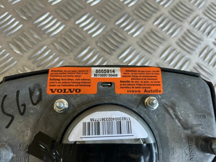 Stūres drošības spilvens priekš VOLVO S60 2007