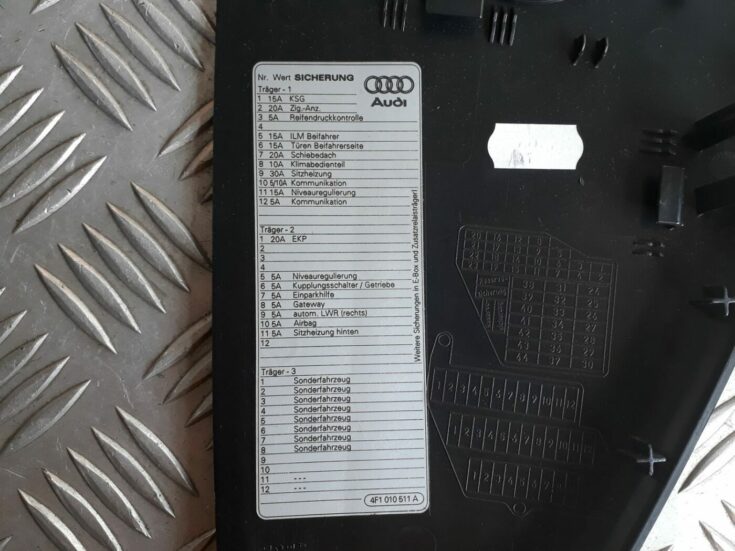 Mērinstrumentu paneļa sānu apdare priekš AUDI A6 AVANT 2006