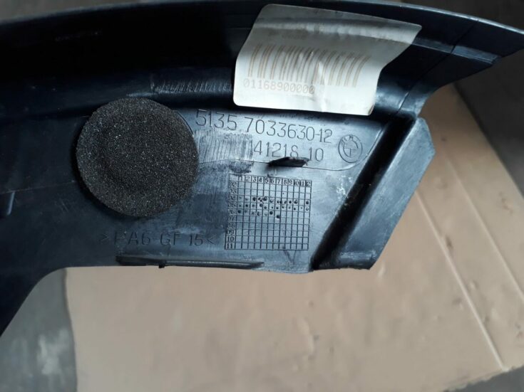 Durvju stikla moldings priekš BMW 530D E61 2006 TOURING BLUE