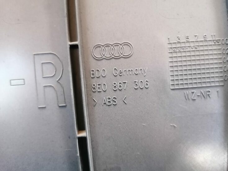Sēdekļu komplekts priekš AUDI A4 2001 SEDAN