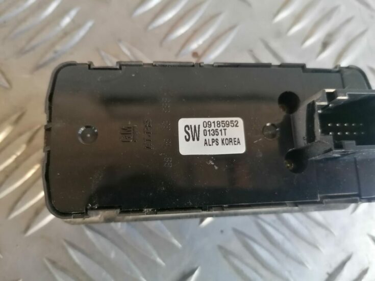 Šofera durvju slēdža pogas priekš OPEL VECTRA C 2002