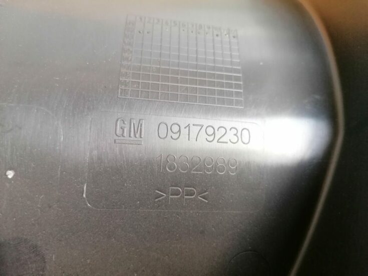 Bagāžnieka nodalījuma plastmasa priekš OPEL VECTRA C 2002