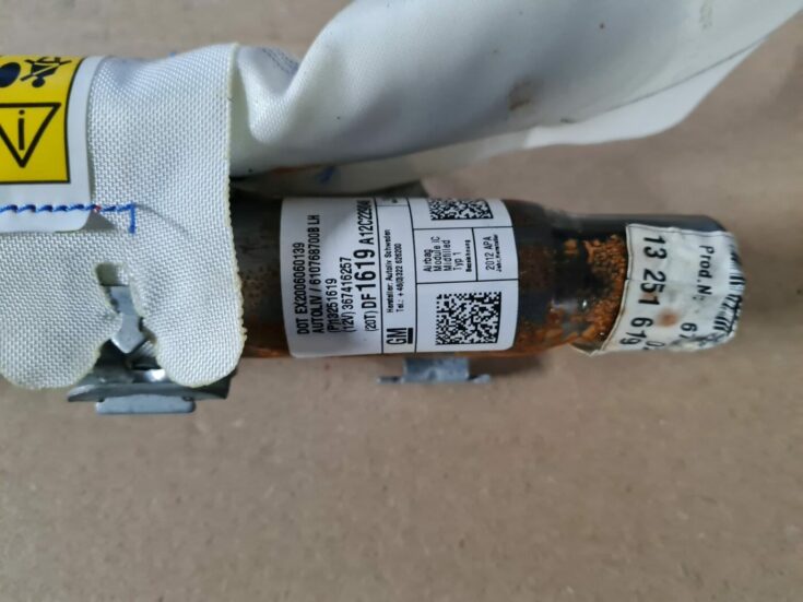 Griestu drošības spilvens, pa kreisi priekš OPEL ASTRA J 2013