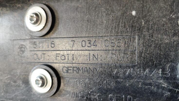 Centrālās konsoles apdares lielākā daļa priekš BMW 525 E60 2006 OLIVE