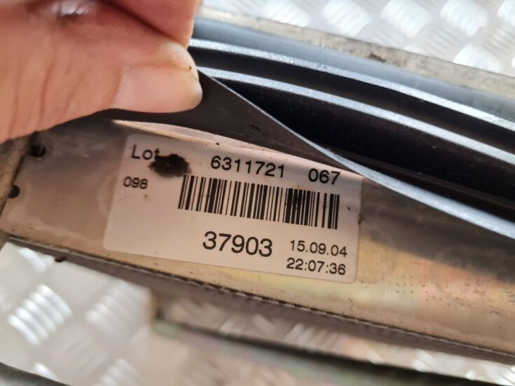Gaisa kondicionēšanas radiators salonā priekš VW PASSAT 2004 UNIVERSAL GREY