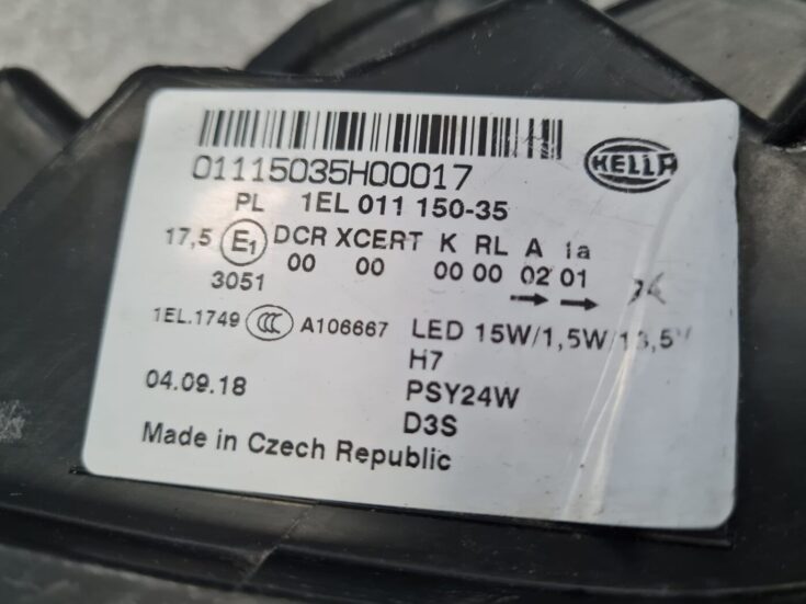 Priekšējais kreisais lukturis priekš AUDI A6 2012-2017